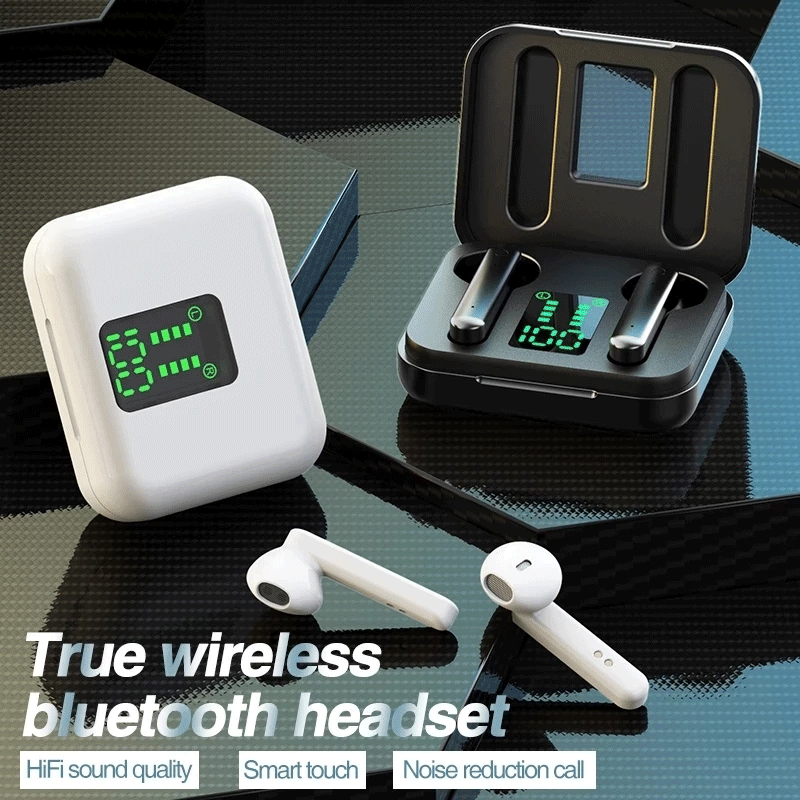 L12 Wireless Earbuds TWS 5.0 Bluetooth Earphone Wireless Headset Led Display IPX8 Waterproof 40 Hours HiFi Premium Sound Noise
L12 Wireless Earbuds TWS 5.0 Bluetooth Earphone Wireless Headset Led Display IPX8 Waterproof 40 Hours HiFi Premium Sound Noise