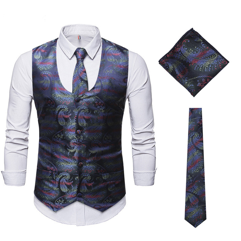 Men's Vests Men-proof Paisley Mode Feast Party Prom Ball ed as Bridegroom's Wedding Host Singer Stage Boat Three Cachecol Tie Collections, Green.
Men's Vests Men-proof Paisley Mode Feast Party Prom Ball ed as Bridegroom's Wedding Host Singer Stage Boat Three Cachecol Tie Collections, Green.