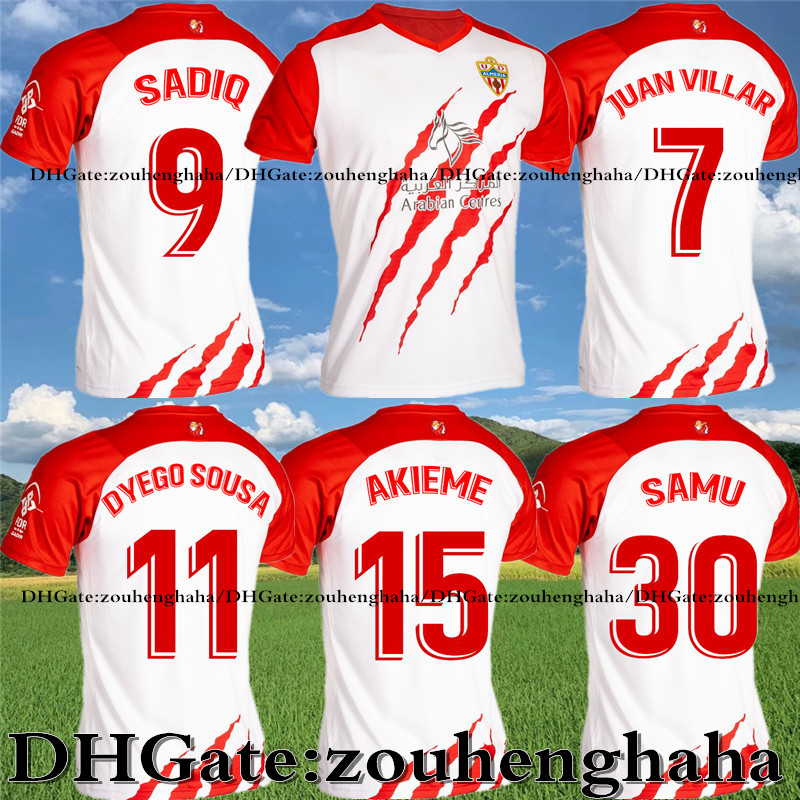 UD Almería SADIQ Soccer Jerseys 21 22 DYEGO SOUSA Maillots De Foot 2021 2022 SAMU AKIEME JUAN VILLAR Football Shirt Kit, Home +patch
UD Almería SADIQ Soccer Jerseys 21 22 DYEGO SOUSA Maillots De Foot 2021 2022 SAMU AKIEME JUAN VILLAR Football Shirt Kit, Home +patch
