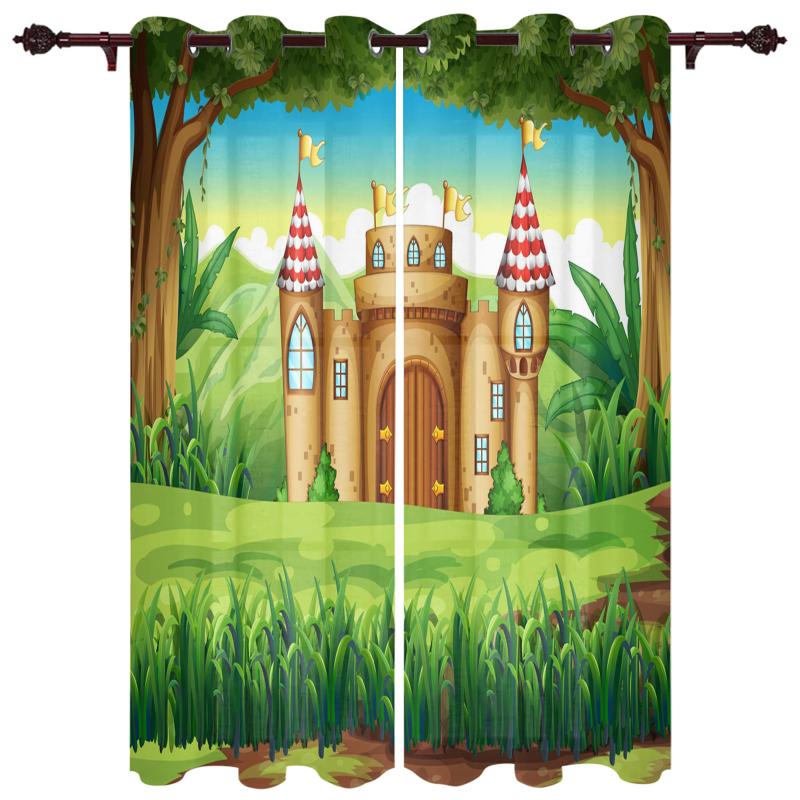 Luxury Modern Window Curtains Castle Forest Cartoon Bedroom Living Room Dining Decoration Translucent Beautiful Curtain & Drapes
Luxury Modern Window Curtains Castle Forest Cartoon Bedroom Living Room Dining Decoration Translucent Beautiful Curtain & Drapes