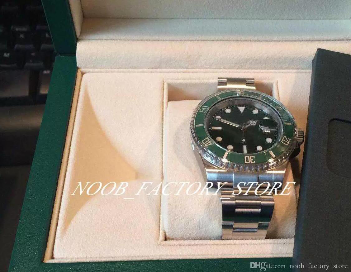 Super N Factory Watch V5 2813 Automatic Movement Green Ceramic Bezel Sapphire Glass 40mm 116610 New Style Original Box Mens Watches от DHgate WW