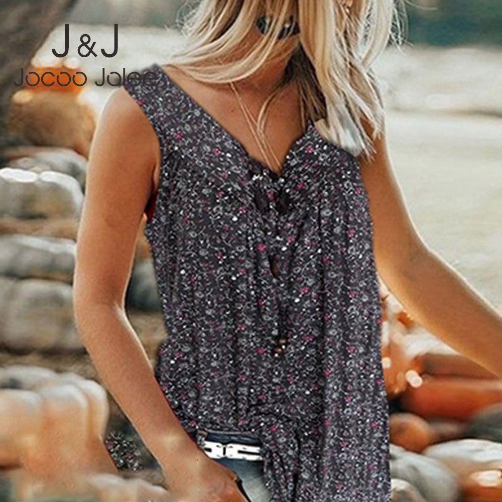 Women Elegant Floral Print Vest Chiffon Blouse Summer Sleeveless V Neck Loose Shirts Sexy Tank Tops Casual Boho Blouse 210518, As photo
Women Elegant Floral Print Vest Chiffon Blouse Summer Sleeveless V Neck Loose Shirts Sexy Tank Tops Casual Boho Blouse 210518, As photo