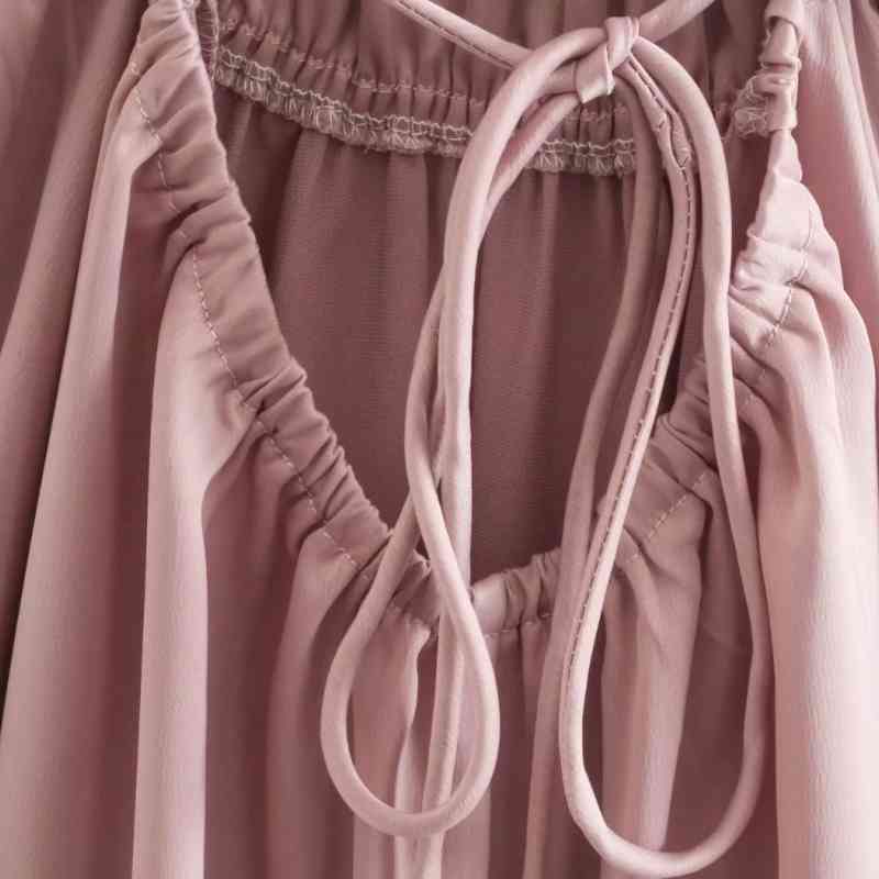 Summer Women Backless Satin Suspender Midi Dress Female Sleeveless Clothes Casual Lady Loose Vestido D7605 210430Z