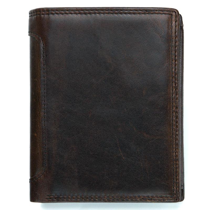 Classic Men's Casual Wallet Made from 100% Real Cow Leather  Perfect Size for Daily Use