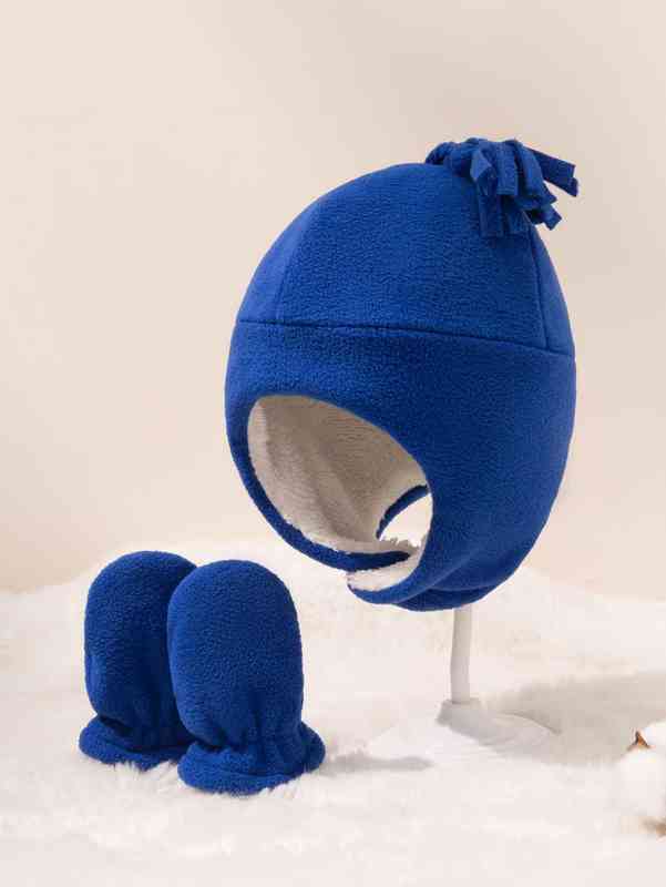 Baby Fleece Lined Hat & Gloves SHE