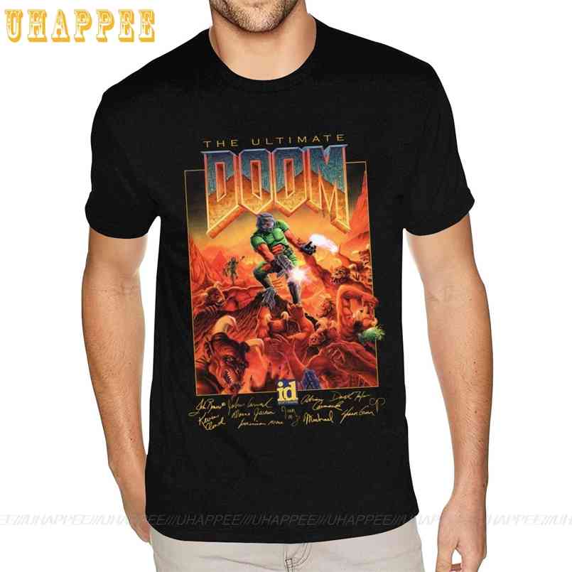 Doom T Shirt Men Video Game Cotton T-shirt 6xl For Men's Design Shirts 210707, No printing
Doom T Shirt Men Video Game Cotton T-shirt 6xl For Men's Design Shirts 210707, No printing