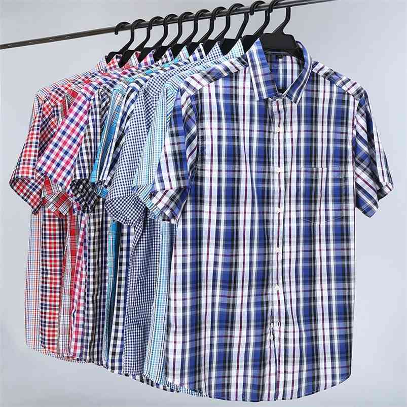 5XL 6XL 7XL 8XL 10XL Men's Plus Size Shirts Fashion Casual Classic Style 100% Cotton Comfortable Plaid Short Sleeve Shirt Male 210721, 5037red
5XL 6XL 7XL 8XL 10XL Men's Plus Size Shirts Fashion Casual Classic Style 100% Cotton Comfortable Plaid Short Sleeve Shirt Male 210721, 5037red