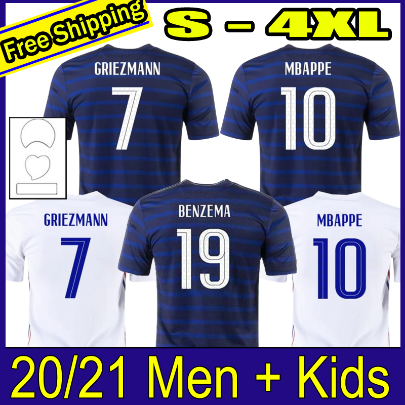 MAN + KIDS 2021 France GRIEZMANN MBAPPE BENZEMA soccer jersey KANTE 20 21 Centenary POGBA Maillot de football 2020 GIROUD MATUIDI Kimpembe Ndombele Thauvin 100TH, Home
MAN + KIDS 2021 France GRIEZMANN MBAPPE BENZEMA soccer jersey KANTE 20 21 Centenary POGBA Maillot de football 2020 GIROUD MATUIDI Kimpembe Ndombele Thauvin 100TH, Home