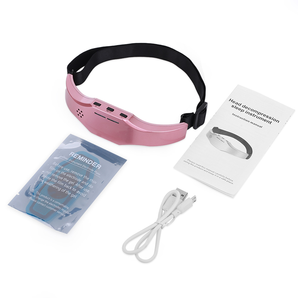 Electric Head Massager Sleep Apnea Monitor Migraine Relief Massager Insomnia Therapy Release Stress/Anxiety/Relax Massager