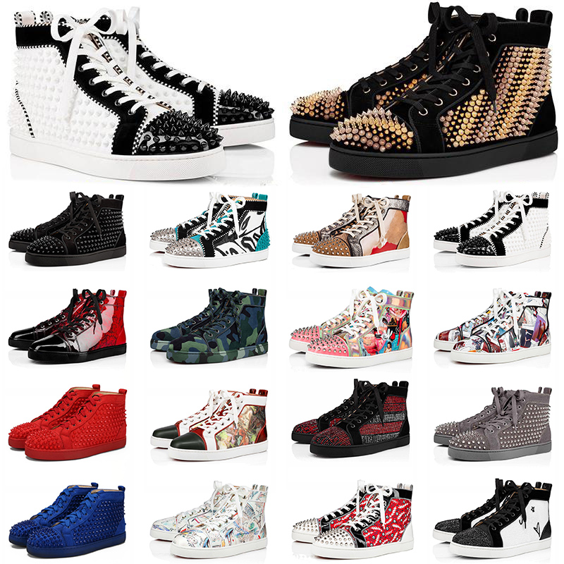 2021 Red Bottoms Sneakers Casual Shoes Mens Womens Low High Designer Full Spikes Roller Boat Flats Skateboard Loafers Luxury Man Woman Shoe, # item 21
2021 Red Bottoms Sneakers Casual Shoes Mens Womens Low High Designer Full Spikes Roller Boat Flats Skateboard Loafers Luxury Man Woman Shoe, # item 21