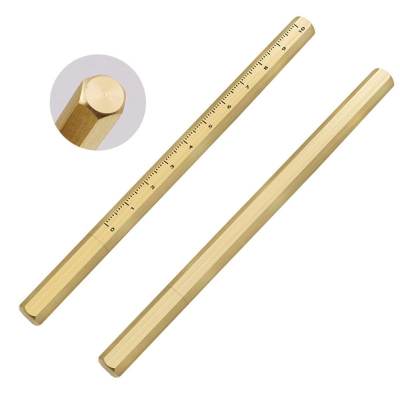 Creative Vintage Metallic Gel Pen Hexagonal Brass Signing Pens Stationery Student School Office Supplies
Creative Vintage Metallic Gel Pen Hexagonal Brass Signing Pens Stationery Student School Office Supplies