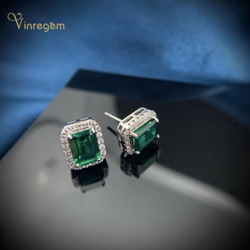 Stud Vinregem Vintage 100% 925 Sterling Silver Emerald Cut Moissanite Gemstone Engagement Luxury Studs Earrings Fine Jewelry, Golden;silver
Stud Vinregem Vintage 100% 925 Sterling Silver Emerald Cut Moissanite Gemstone Engagement Luxury Studs Earrings Fine Jewelry, Golden;silver
