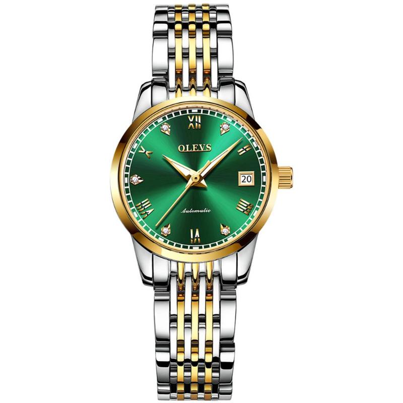 Wristwatches Fashion Waterproof Watch Full Automaticity Mechanical Woman's Consise Style Trending With Calendar, Blue
Wristwatches Fashion Waterproof Watch Full Automaticity Mechanical Woman's Consise Style Trending With Calendar, Blue