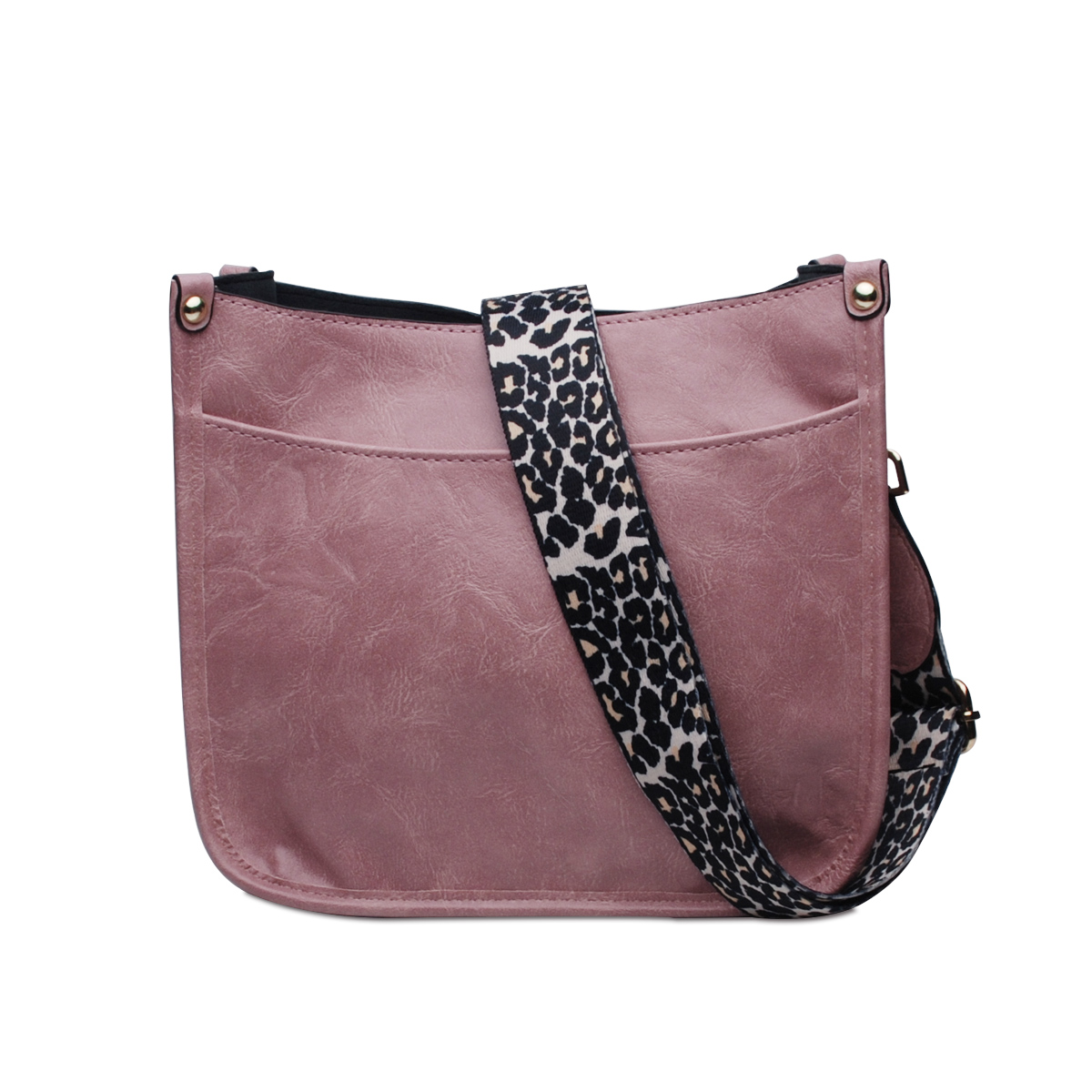Women Fashione Faux Leather Solid Color Travel Messenger Bag With Leopard Print Strap Total Four Colors
Women Fashione Faux Leather Solid Color Travel Messenger Bag With Leopard Print Strap Total Four Colors