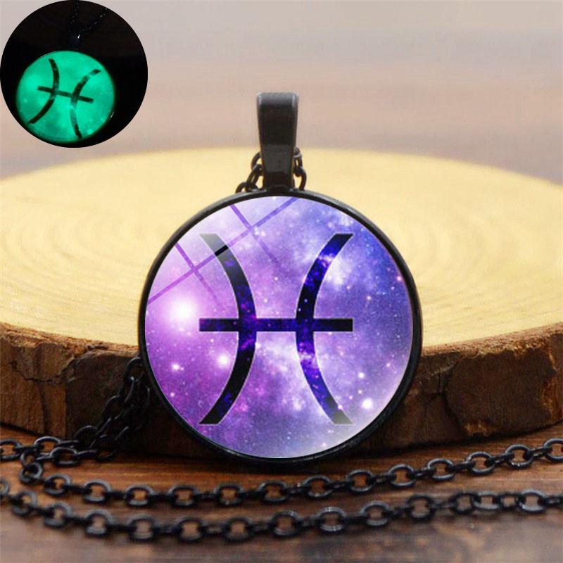 Pendant Necklaces Luminous Twelve Constellations Necklace Classic Glowing Star Sky Sweater Chain Jewelry Women Men Fashion
Pendant Necklaces Luminous Twelve Constellations Necklace Classic Glowing Star Sky Sweater Chain Jewelry Women Men Fashion