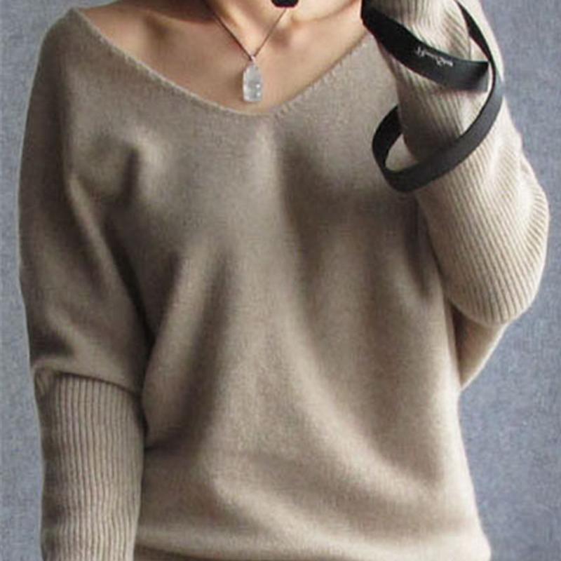 Women's Sweaters 2022 Autumn Winter Cashmere Sweater Women Fashion Sexy V-neck Loose Wool Pullover Poncho ZY655, White;black
Women's Sweaters 2022 Autumn Winter Cashmere Sweater Women Fashion Sexy V-neck Loose Wool Pullover Poncho ZY655, White;black