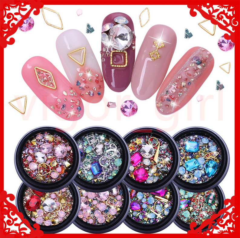 Nail Art Decorations New Diamond 3D Rhinestones Stones Mixed Colorful Decals with Nails Curved Tweezer Crystals Top Quality
Nail Art Decorations New Diamond 3D Rhinestones Stones Mixed Colorful Decals with Nails Curved Tweezer Crystals Top Quality