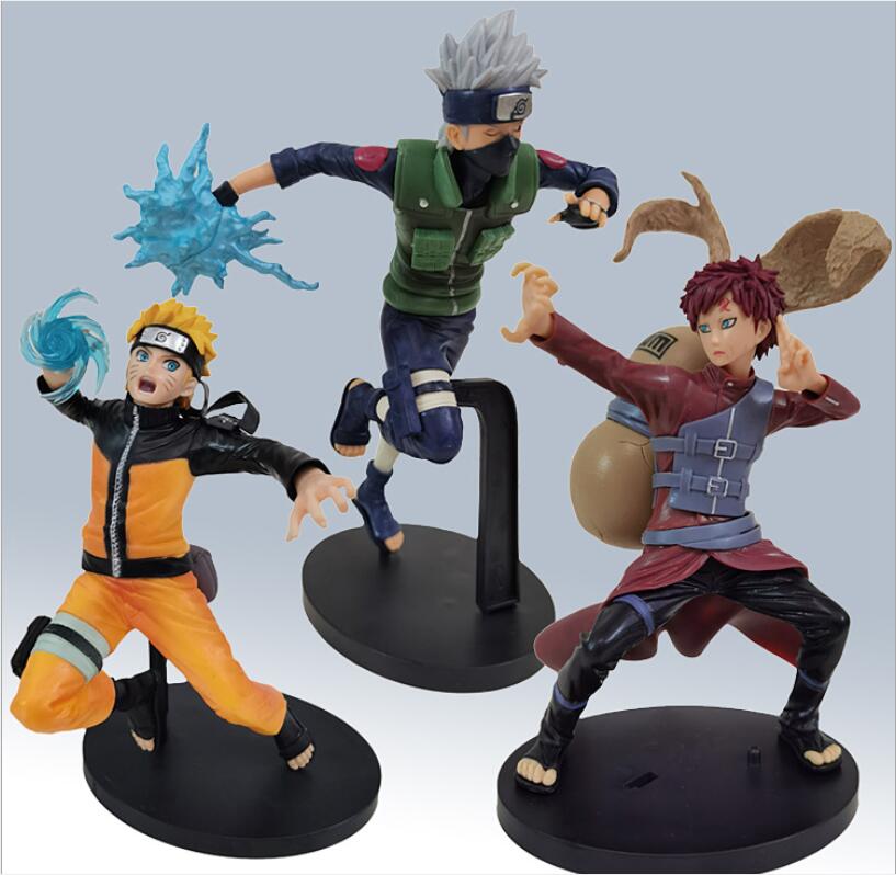 Action Toy Figures 19cm 3 style Naruto figure Uzumaki Naruto, Gaara Kakashi, anime figure, bag, ornament
Action Toy Figures 19cm 3 style Naruto figure Uzumaki Naruto, Gaara Kakashi, anime figure, bag, ornament