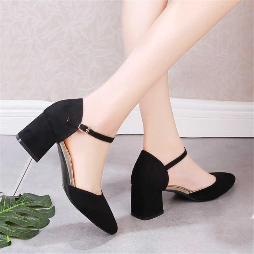 Fashion 5cm Mid Heels Women's Sandals 2021 New Casual Block Heel Women Pumps Summer Pointed Toe Buckle Female Dress Shoes Office Y0721, Pink
Fashion 5cm Mid Heels Women's Sandals 2021 New Casual Block Heel Women Pumps Summer Pointed Toe Buckle Female Dress Shoes Office Y0721, Pink