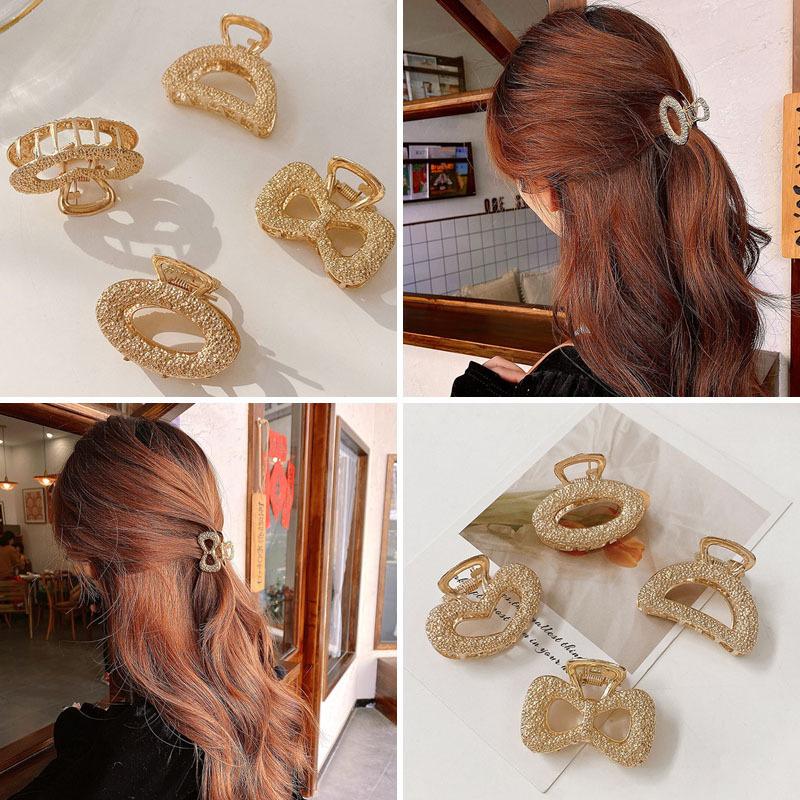 Hair Clips & Barrettes Fashion Exquisite Medium And Small Geometric Claw For Women Girls Clamps Crab Metal Clip Accessories Headwear, Golden;silver
Hair Clips & Barrettes Fashion Exquisite Medium And Small Geometric Claw For Women Girls Clamps Crab Metal Clip Accessories Headwear, Golden;silver