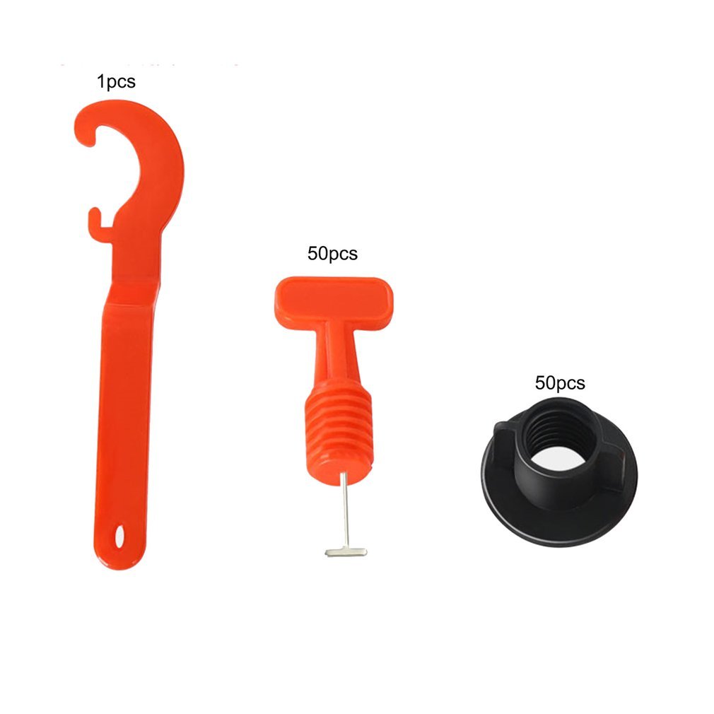 50Pcs Level Wiggen Tile Spacers Tile Leveling System Leveler Tool Kit Floating Tiles Wall Tiles Spacer Carrelage Locator Spacers Tang