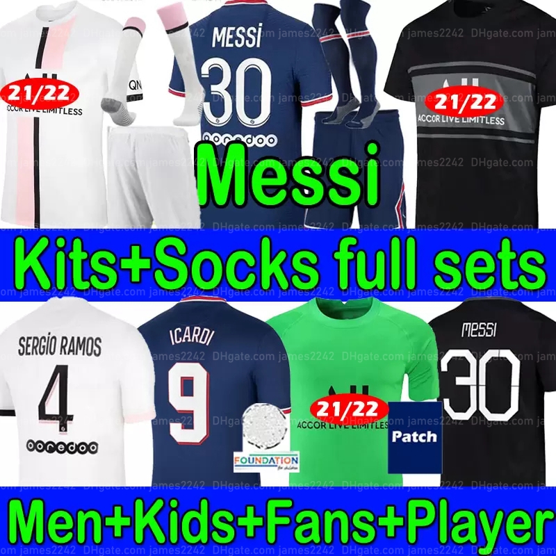 Custom 21/22 Messi French club Full Sets soccer jerseys Fans Player Version MBAPPE VERRATTI KEAN 2022 DI MARIA KIMPEMBE Adult+Kids Kits+Socks Football Shirt jersey, 21 22 gk
Custom 21/22 Messi French club Full Sets soccer jerseys Fans Player Version MBAPPE VERRATTI KEAN 2022 DI MARIA KIMPEMBE Adult+Kids Kits+Socks Football Shirt jersey, 21 22 gk