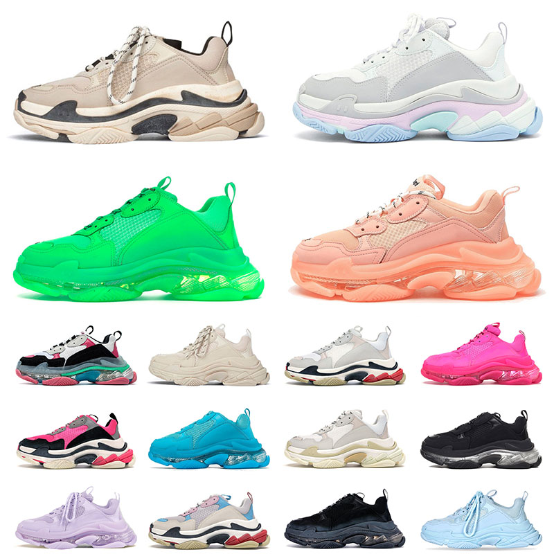 Top High Quality Triple S Men Women Designer Shoes Black Ivory Fashion Purple Neon Green Beige White Classic Old Dad Vintage Bongs 2021 Runn
Top High Quality Triple S Men Women Designer Shoes Black Ivory Fashion Purple Neon Green Beige White Classic Old Dad Vintage Bongs 2021 Runn