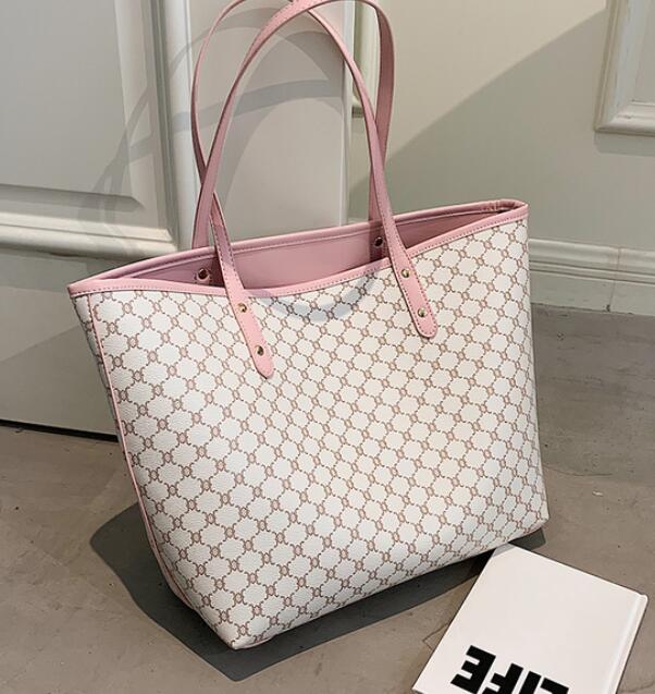 HBP 2 Pcs/set Designer High Capacity Tote Handbag for Women Trends Designer Striped Shopper Shoulder Shopping Bag, White
HBP 2 Pcs/set Designer High Capacity Tote Handbag for Women Trends Designer Striped Shopper Shoulder Shopping Bag, White