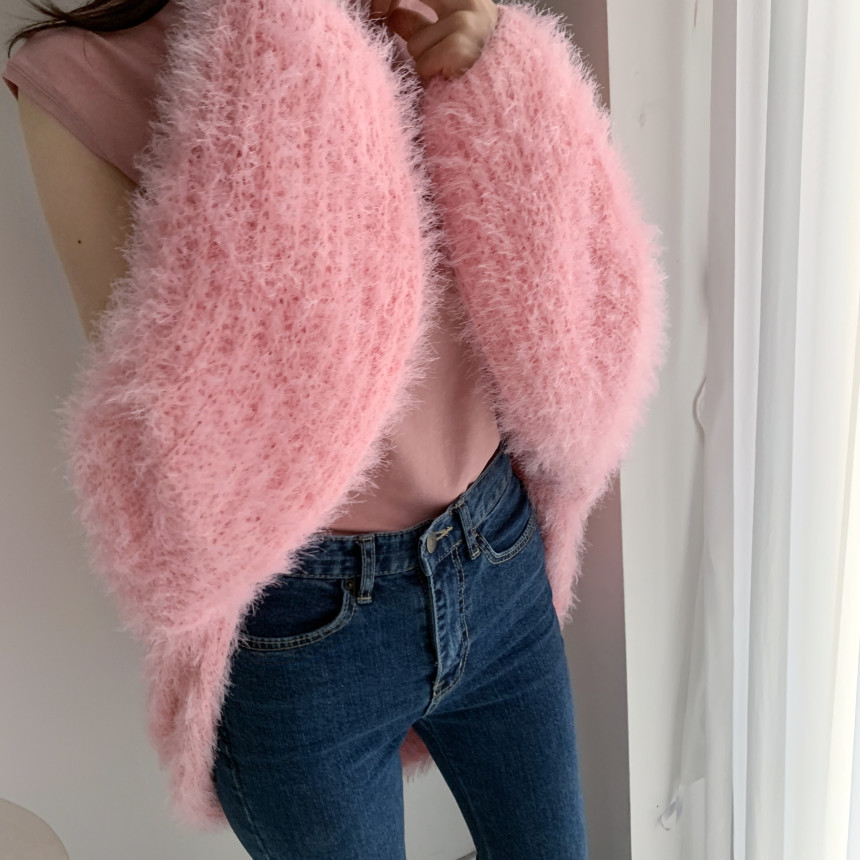 Nomikuma Korea Autumn Winter Warm Sweater Cardigan Causal Long Sleeve V-neck Knitted Jacket New Women Open Stitch 6C835 210427