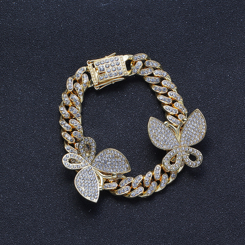 Hip Hop Jewelry Butterflys Bracelets Rhinestones Paved Bling Iced Out 12mm Round Cuban Miami Link Chain Bracelets for Men Rapper gifts
Hip Hop Jewelry Butterflys Bracelets Rhinestones Paved Bling Iced Out 12mm Round Cuban Miami Link Chain Bracelets for Men Rapper gifts