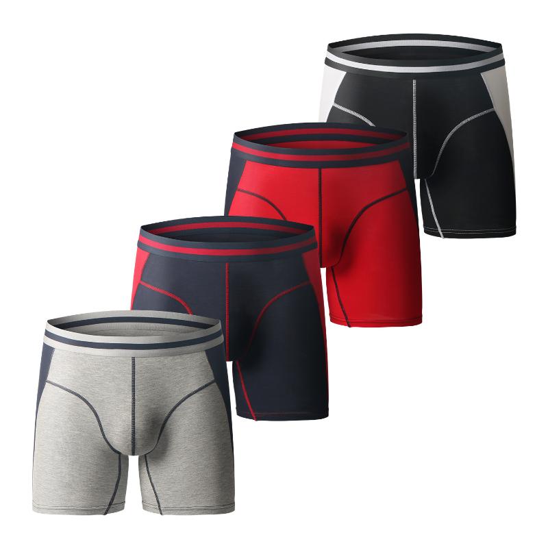 Underpants Brand Long Boxers Panties Mens Underwear Modal Stretch Male Soft Shorts Casual Man Boxer Sports Fitness 4Pcs/Lot, Black;white
Underpants Brand Long Boxers Panties Mens Underwear Modal Stretch Male Soft Shorts Casual Man Boxer Sports Fitness 4Pcs/Lot, Black;white