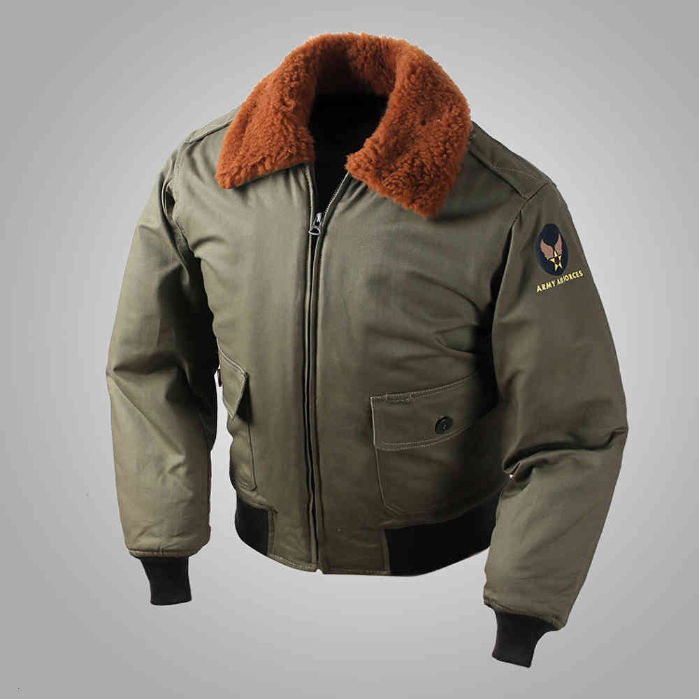 downs Reproduction US Air Force B-10 Flight Fur Collar Vintage Bomber B10 Jacket Men's Military Uniform, Black
downs Reproduction US Air Force B-10 Flight Fur Collar Vintage Bomber B10 Jacket Men's Military Uniform, Black