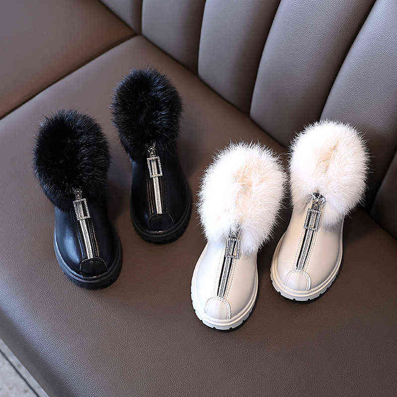 Children Shoes for Girl Kids Fashion Martin Boots Korean Winter Platform Boots Warm Leather Solid Black Little Girl Shoes 211108
Children Shoes for Girl Kids Fashion Martin Boots Korean Winter Platform Boots Warm Leather Solid Black Little Girl Shoes 211108