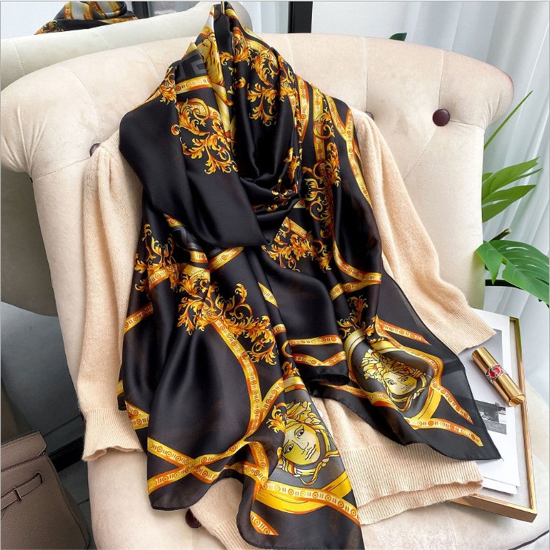 Women S Air Conditioning Shawl Sun-Proof All-Matching Beach Towel European And American Style Spring And Autumn New Silk-Like Satin Thin Sil
Women S Air Conditioning Shawl Sun-Proof All-Matching Beach Towel European And American Style Spring And Autumn New Silk-Like Satin Thin Sil