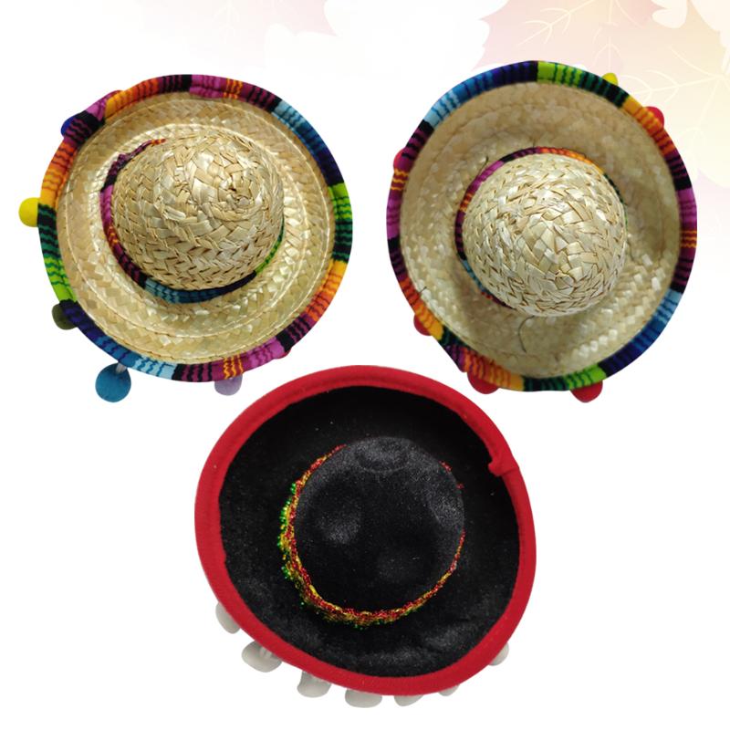 party hats 3pcs mexican hat hair hoops mini sombrero headbands festival headdress performance props favors
party hats 3pcs mexican hat hair hoops mini sombrero headbands festival headdress performance props favors