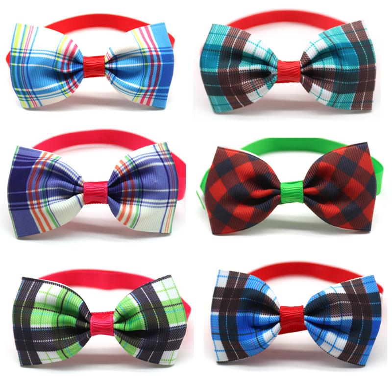 

Dog Apparel Wholesale 100pcs Pet Cat Bowties Collar Bows Puppy Ties Bow Tie Neckties Samll -dog Grooming Supplies, White