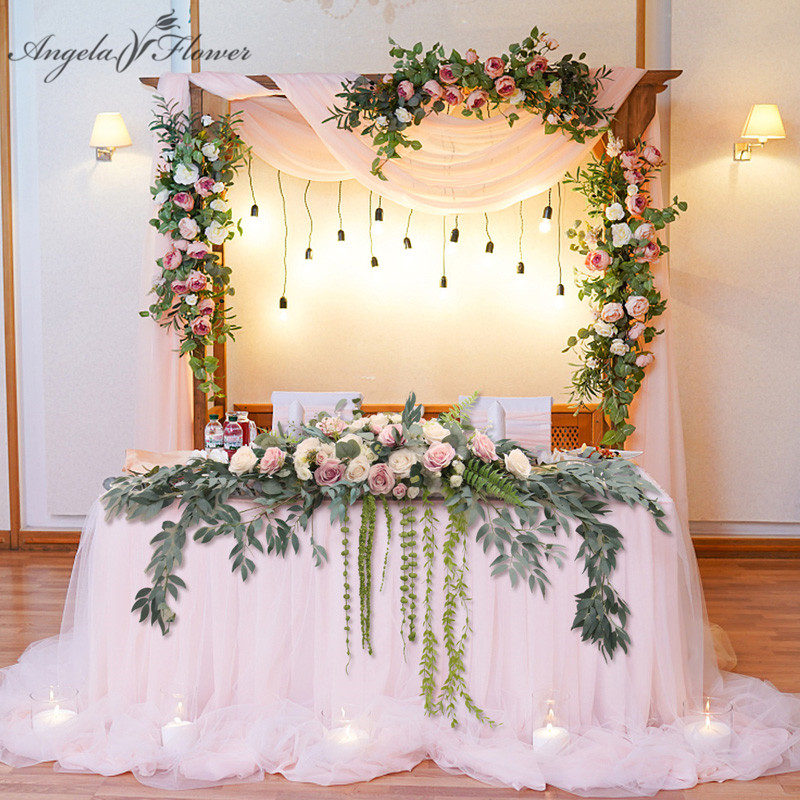 1.8M Wiow eaf Tabe Fower Runner Artificia Fower Green Pants Vine Garand Fower Row Home Decor Wedding Tabe Centerpiece, 65cm graland 01
1.8M Wiow eaf Tabe Fower Runner Artificia Fower Green Pants Vine Garand Fower Row Home Decor Wedding Tabe Centerpiece, 65cm graland 01
