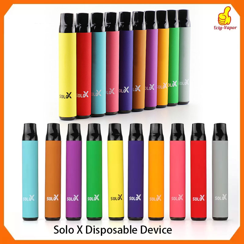Top quality Solo X cigarette Disposable E-cigarettes Device Kit 1500 Puffs 850mAh Battery Prefilled 4.2ml Pod Stick Vape Pen Vs cuvie plus ELF BAR Lux Bang Mesh Coil Plus
Top quality Solo X cigarette Disposable E-cigarettes Device Kit 1500 Puffs 850mAh Battery Prefilled 4.2ml Pod Stick Vape Pen Vs cuvie plus ELF BAR Lux Bang Mesh Coil Plus