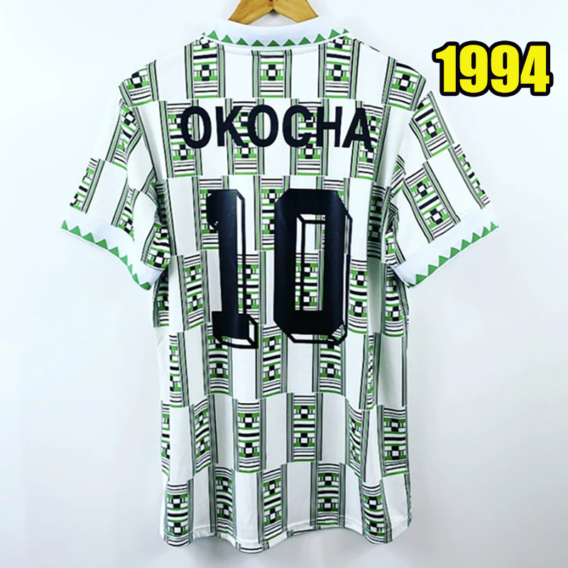 Top 1994 Retro Nijerya Soccer Jerseys 94 Vintage Football Shirts 1996 1998 OKOCHA jersey YEKINI FINIDI Classic maillot de foot, Black;yellow
Top 1994 Retro Nijerya Soccer Jerseys 94 Vintage Football Shirts 1996 1998 OKOCHA jersey YEKINI FINIDI Classic maillot de foot, Black;yellow