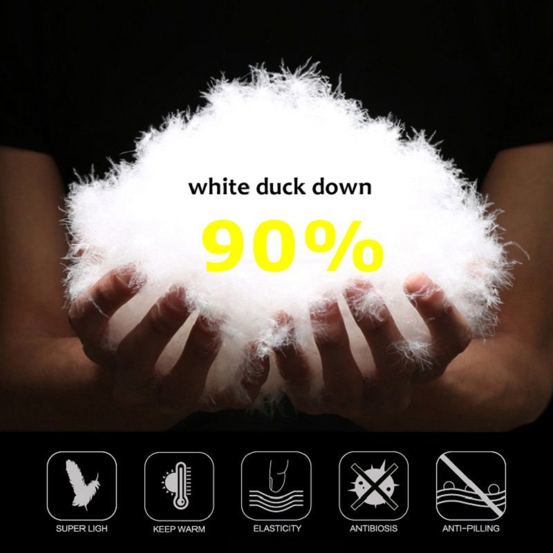 Men's Sleeveless Jacket White Duck Down Autumn Winter Lightweight Waistcoat Male Fashion Casual Puffer Vest Men Vest Coat 210518