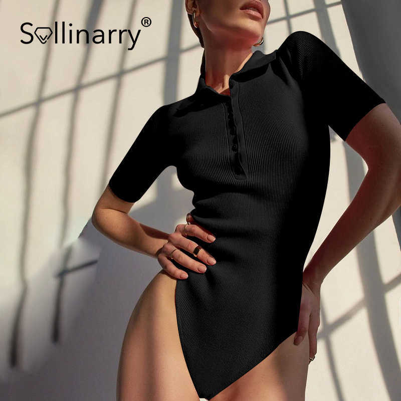 Sollinarry Fashion summer slim bodysuits Sexy knitted short sleeves polo shirts Solid streetwear button woman bodycon 210709, Yellow
Sollinarry Fashion summer slim bodysuits Sexy knitted short sleeves polo shirts Solid streetwear button woman bodycon 210709, Yellow