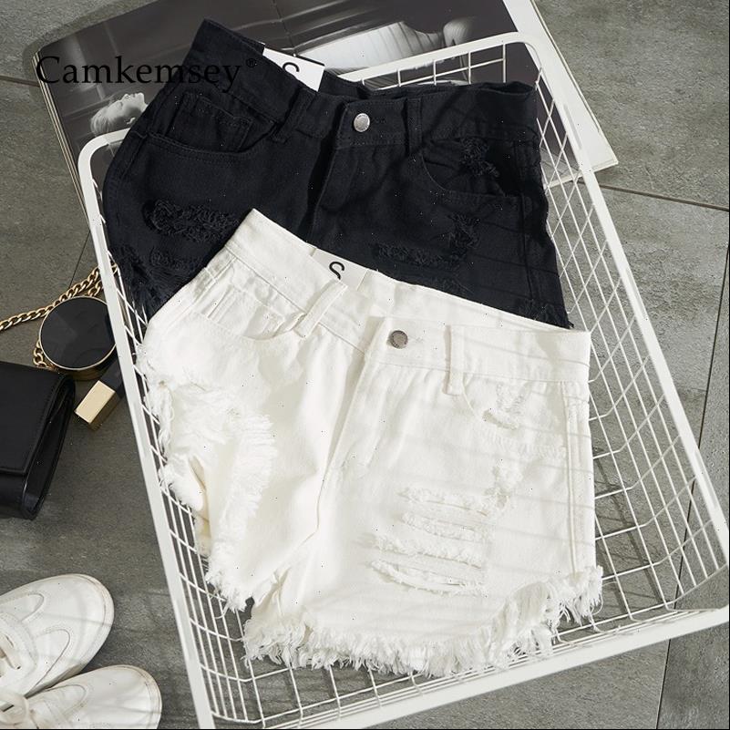 summer women short white denim shorts fashion ripped holes cuffed tassel casual high waist black jeans, White;black
summer women short white denim shorts fashion ripped holes cuffed tassel casual high waist black jeans, White;black