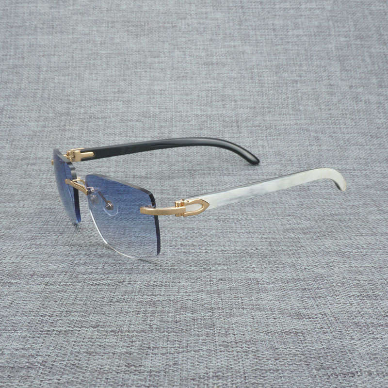 Natural Wood Sunglasses Men Black White Buffalo Horn Sun Glasses Vintage Rimless Square Eyeglasses Oculos, White;black
Natural Wood Sunglasses Men Black White Buffalo Horn Sun Glasses Vintage Rimless Square Eyeglasses Oculos, White;black