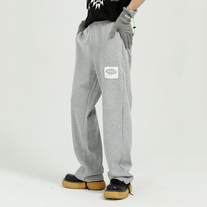 IEFB men's wear spring grey casual pants high street Korean trend sports pants men's loose sweatpants elastic 9Y7156 210524