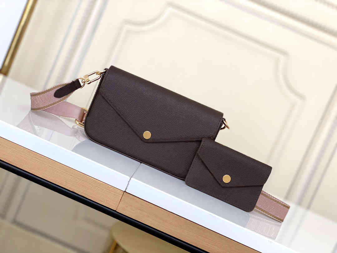 Women Luxurys Designers Bag 2021, cross body bag Multi Pochette 3in1 crossbody shoulder Genuine Real Leather handbag totes felicie strap box, 01-pink two piece set
Women Luxurys Designers Bag 2021, cross body bag Multi Pochette 3in1 crossbody shoulder Genuine Real Leather handbag totes felicie strap box, 01-pink two piece set