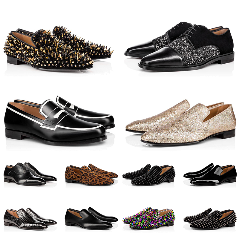Luxurys Designers Shoe Party Wedding Ceremony Casual Mens Platform Rivet Red Bottom Dress Shoes Color Triple Black White Brown Leopard Genuine Leather Trainers, A4 men 39-47
Luxurys Designers Shoe Party Wedding Ceremony Casual Mens Platform Rivet Red Bottom Dress Shoes Color Triple Black White Brown Leopard Genuine Leather Trainers, A4 men 39-47