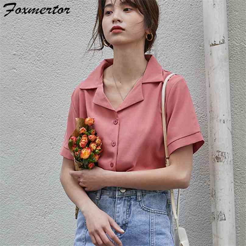 Fashion Blouse Women Summer Shirt Short Sleeve V Neck Solid 11Style Office Ladies Tops Casual Female Clothing #355 210719, Apricot
Fashion Blouse Women Summer Shirt Short Sleeve V Neck Solid 11Style Office Ladies Tops Casual Female Clothing #355 210719, Apricot