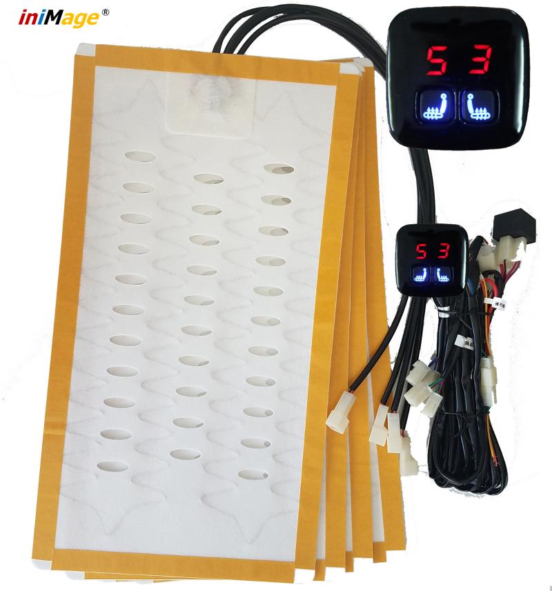 Car Seat Covers Led Electronic 1 Switch Control 2 Seats Double 5 Level Temperatures Diamond Shape Smart Alloy Wire Products Heated Pads
Car Seat Covers Led Electronic 1 Switch Control 2 Seats Double 5 Level Temperatures Diamond Shape Smart Alloy Wire Products Heated Pads