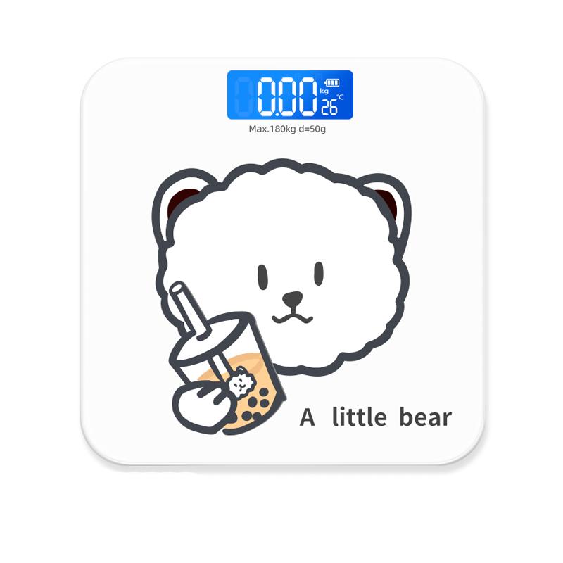 Smart Scales 200KG White Electronic Bathroom Wireless Cartoon Weight Scale High Precision Measurements LED Digital Body Fat 
Smart Scales 200KG White Electronic Bathroom Wireless Cartoon Weight Scale High Precision Measurements LED Digital Body Fat