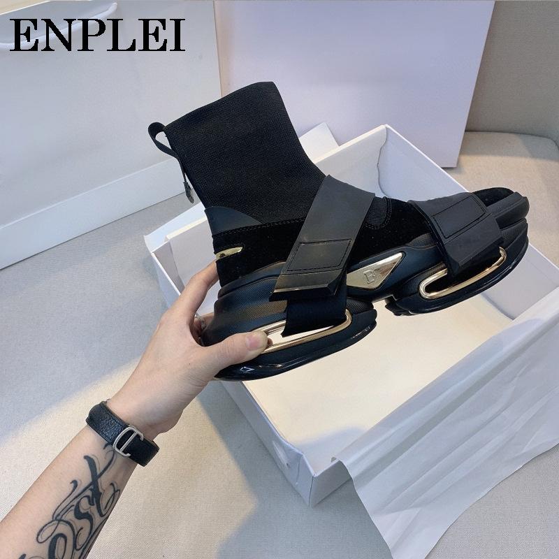 Boots Enplei Women Running Shoes Autumn Ankle Boot High Quality Socks With The High-top Elastic Ladie Sports 35-40, Black
Boots Enplei Women Running Shoes Autumn Ankle Boot High Quality Socks With The High-top Elastic Ladie Sports 35-40, Black